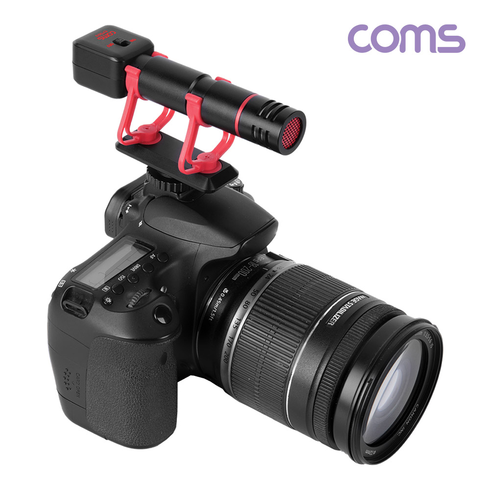 Coms 소형 샷건 마이크 / DSLR / 미러리스 카메라, 스마트폰 / 3.5mm