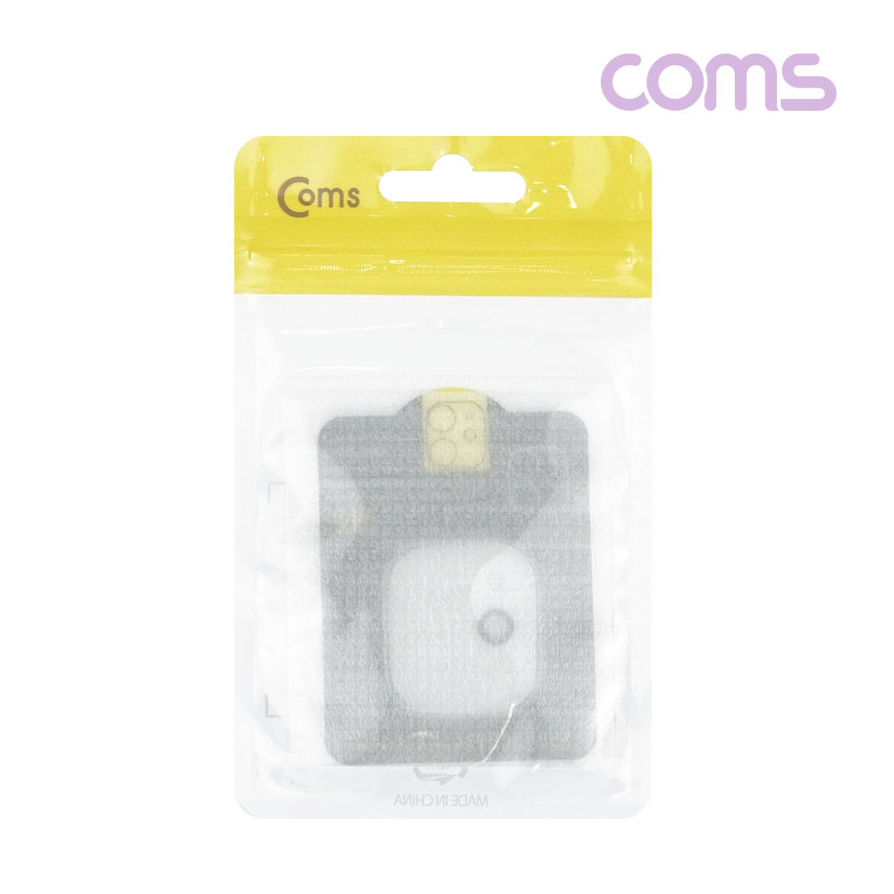 Coms 스마트폰 후면 카메라 렌즈 보호 커버, iOS Phone 12 / 투명 / 풀 커버 강화유리
