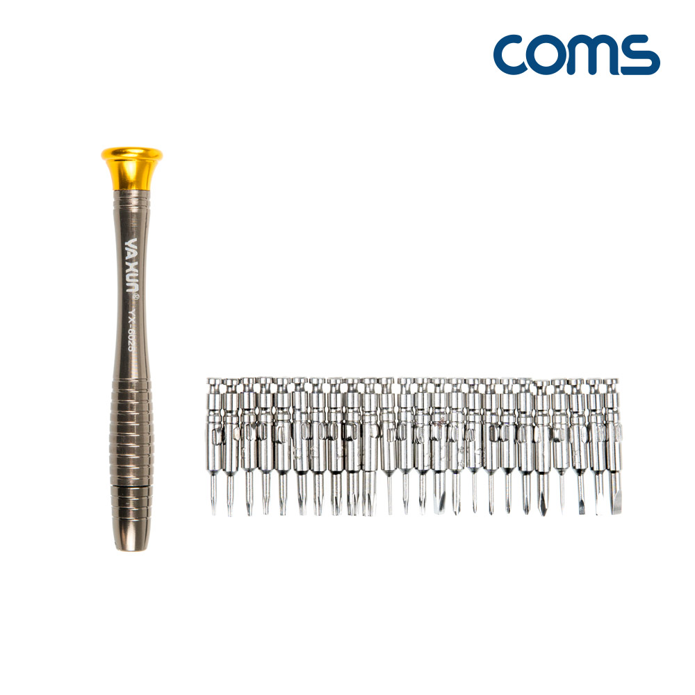 Coms 공구 드라이버세트 / 정밀 드라이버 / 24 IN 1 / 휴대용 포켓