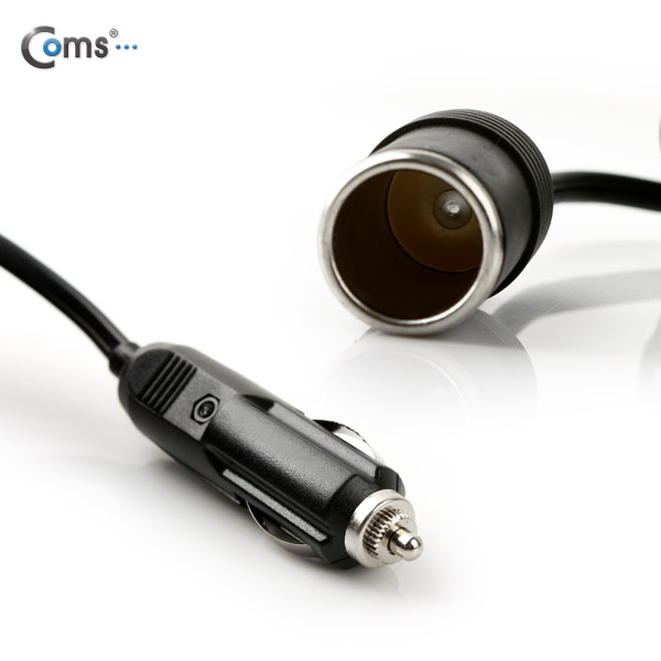 Coms 차량용 시가 전원 연장 케이블, 길이 3M/ 시가잭(시거잭)