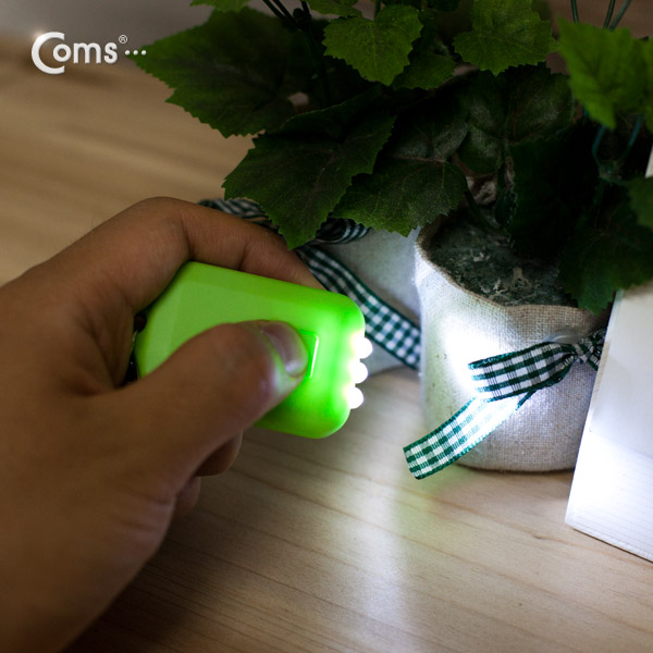 Coms 램프 (태양광/열쇠고리) Green