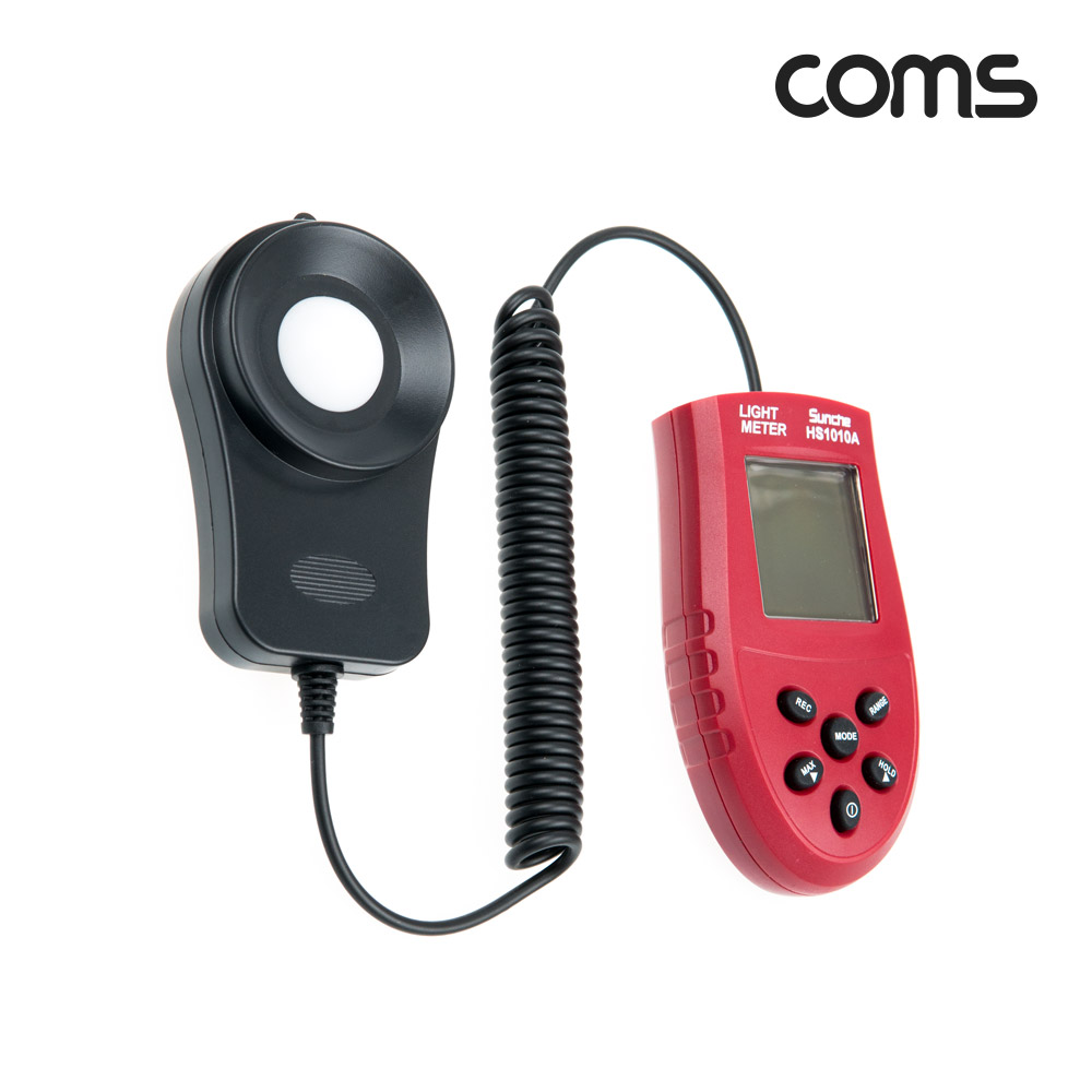Coms 디지털 조도계 / 조도 테스터기 / 휴대용 / 측정기 / LED 측정 / 광량 측정 / LUX / FC