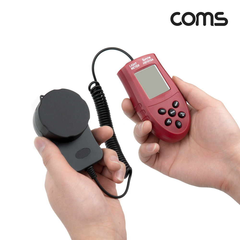 Coms 디지털 조도계 / 조도 테스터기 / 휴대용 / 측정기 / LED 측정 / 광량 측정 / LUX / FC
