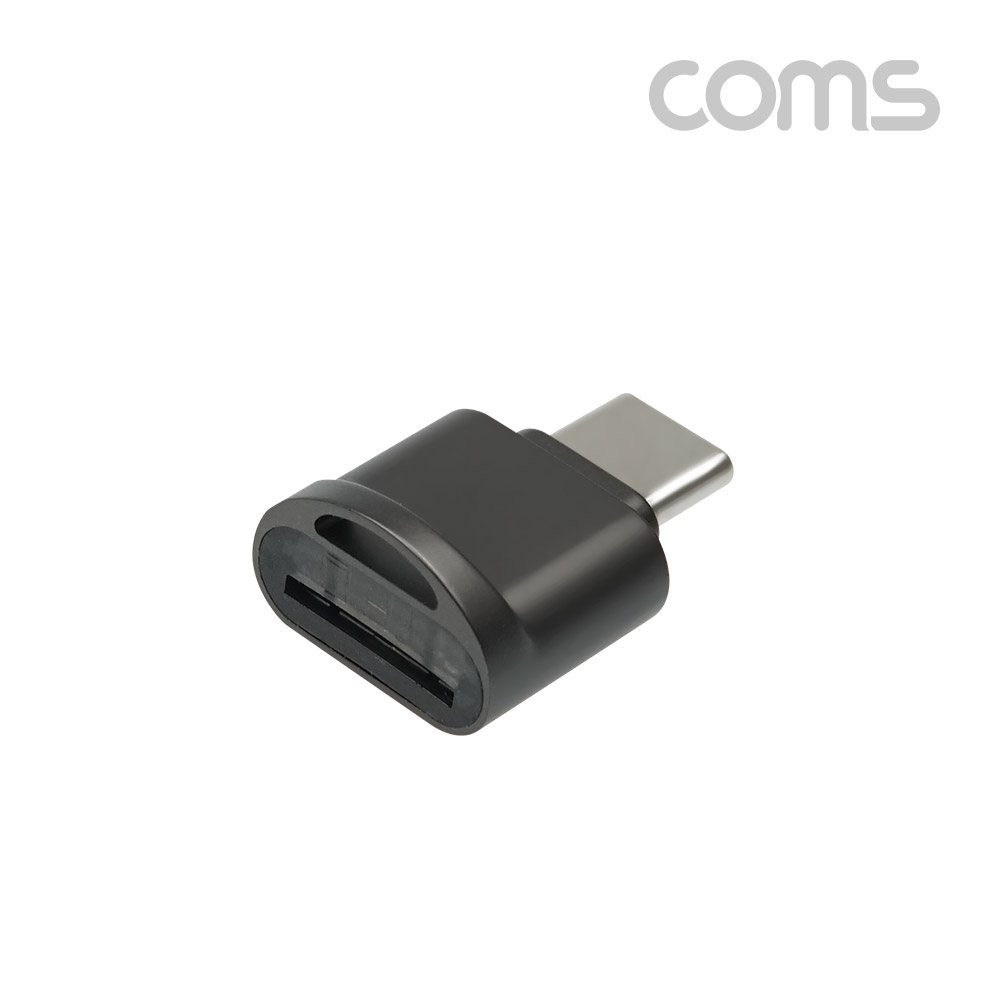 Coms USB 3.1(Type C) 카드리더기 / Short / TF 메모리 카드(Micro SD)