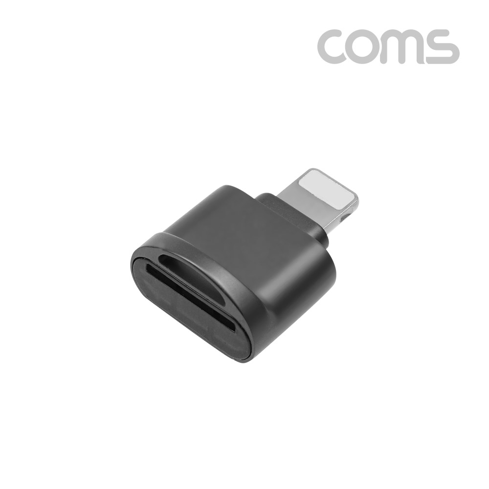 Coms iOS 8Pin(8핀) 카드 리더기 /Short / TF 메모리 카드(Micro SD)