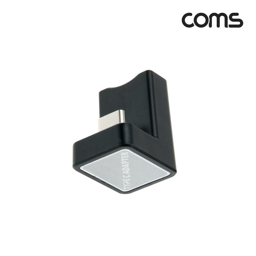 Coms USB 3.1(Type C) 젠더 / C타입 연장 M/F / 일체형 / Short / 180도 꺾임