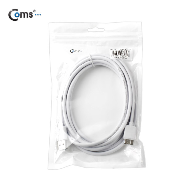 Coms 갤럭시 노트3,S5 호환/ Micro USB(B) 케이블(Original), 3M