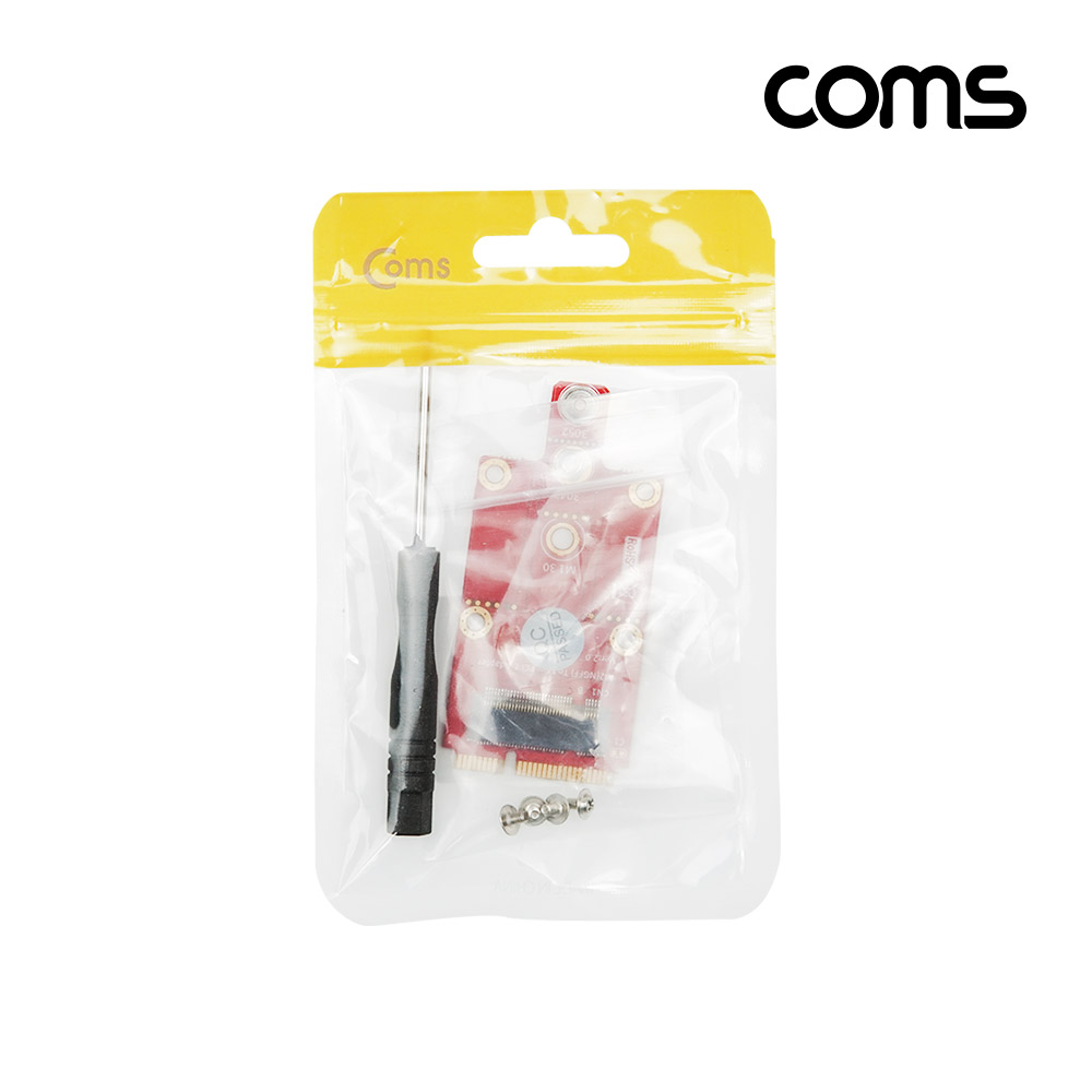 Coms Mini(미니) PCI-E 컨버터, M.2 KEY B(NGFF) WWLAN to mini PCI-E / 노트북