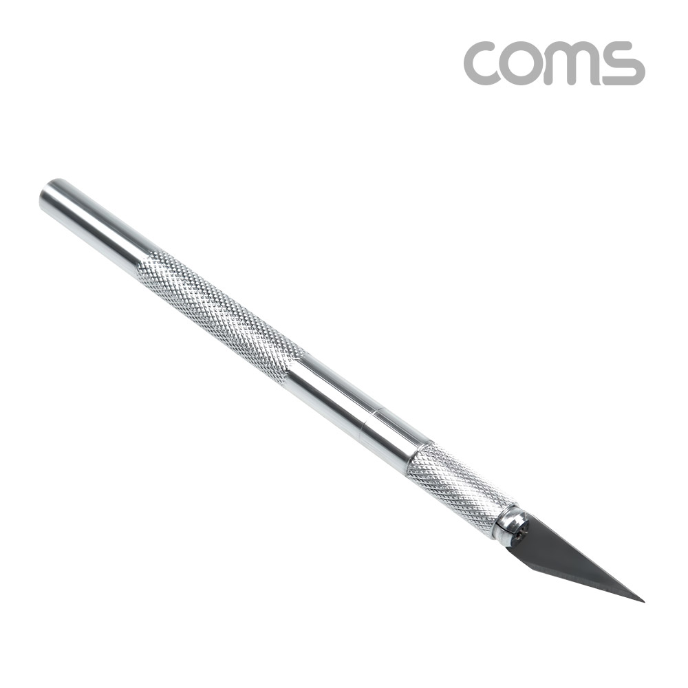 Coms 다용도 커터칼, 보조칼날(5pcs) 세트 / 칼날 교체 / 공예 / 정밀 나이프 / 145mm