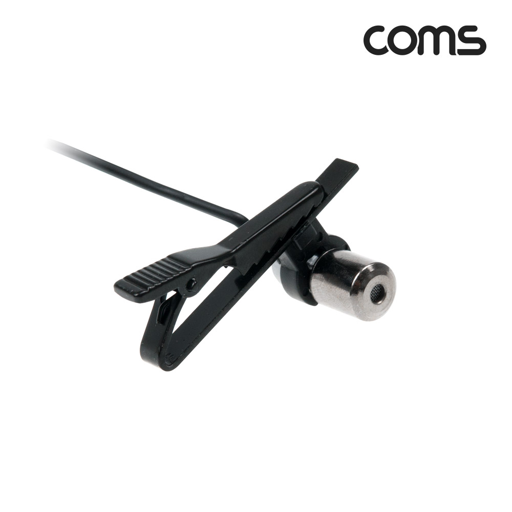 Coms USB 콘덴서 마이크, 소형, 미니, 핀마이크, 탁상용, 클립형