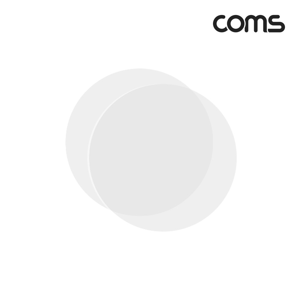 Coms 차량용 사이드 백미러 방수 필름, 원형, 2개입, 95 x 95 mm