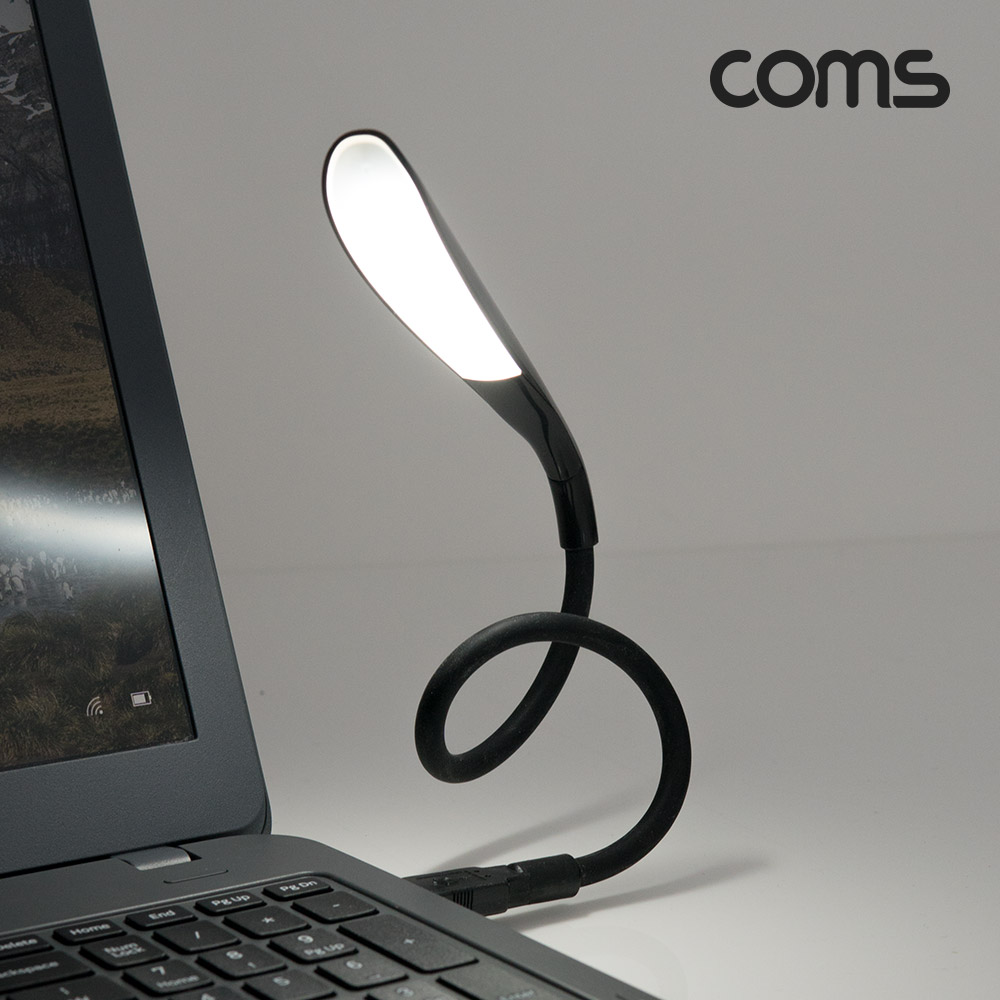 Coms USB LED 램프(14LED), Black, 플렉시블, LED 라이트