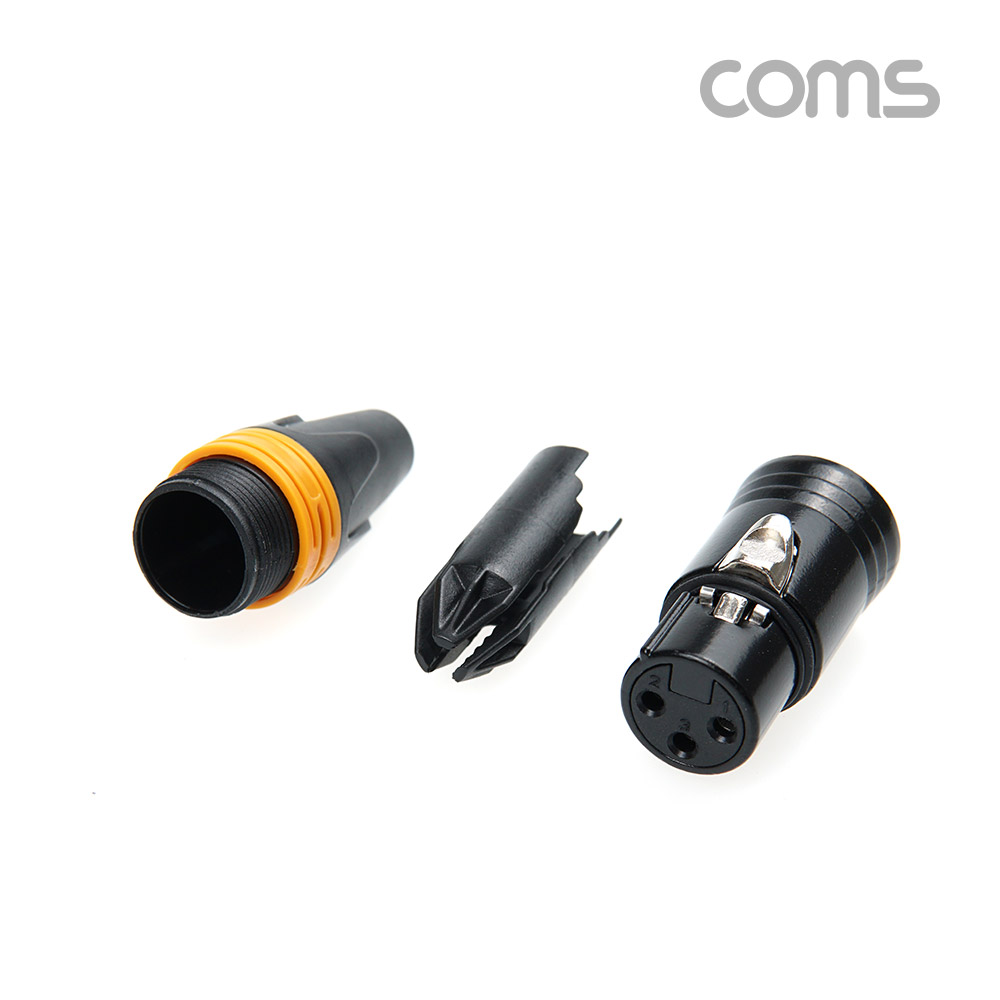 Coms 캐논 제작용 컨넥터, 커넥터, XLR(Canon, 3P mic), Female, 일반