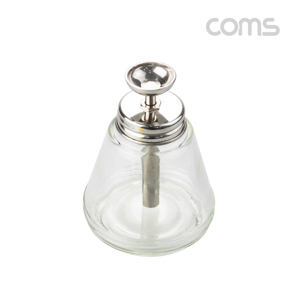 Coms 펌프형 유리 디스펜서(150ml용), 멘다 디스펜서, 공병, (리무버, 알코올, 아세톤 등), 오염방지