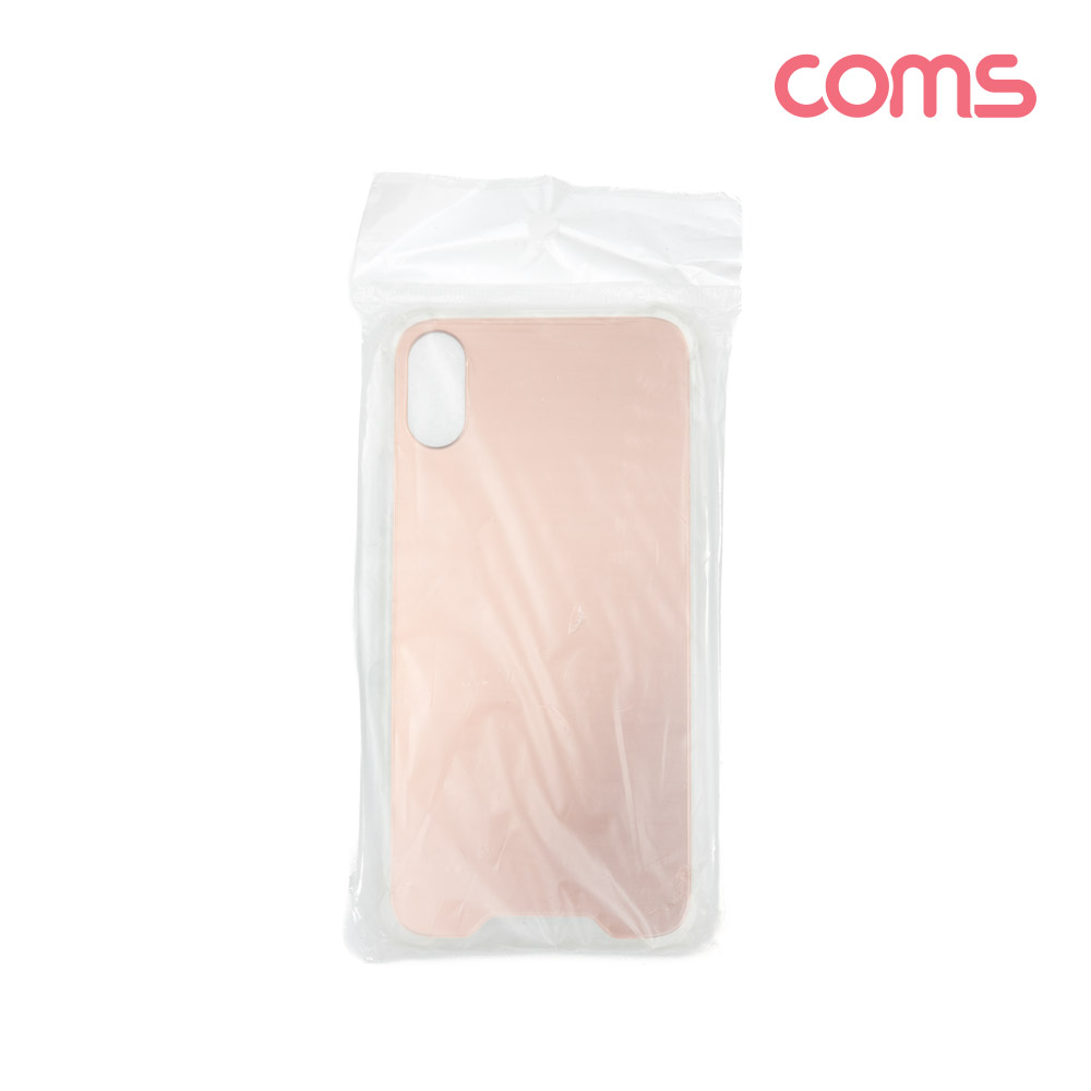 Coms 스마트폰 케이스(거울/미러) iOS Phone X, 로즈골드