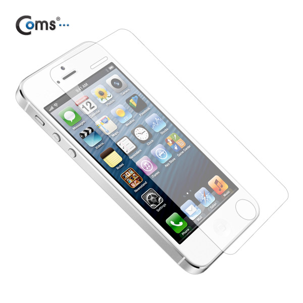 Coms iOS 스마트폰 5/5S 보호필름 강화유리