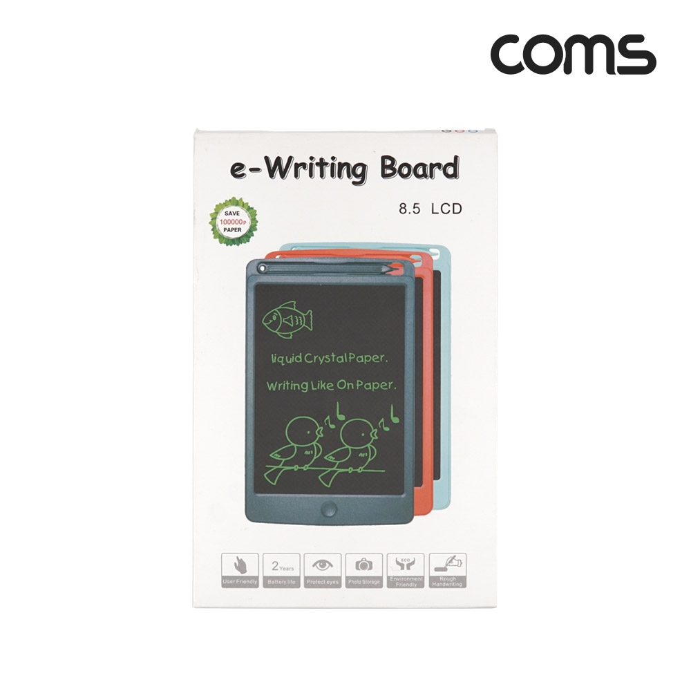 Coms 메모보드 / 전자노트 / 전자 메모패드 / 전자칠판 / 8.5형