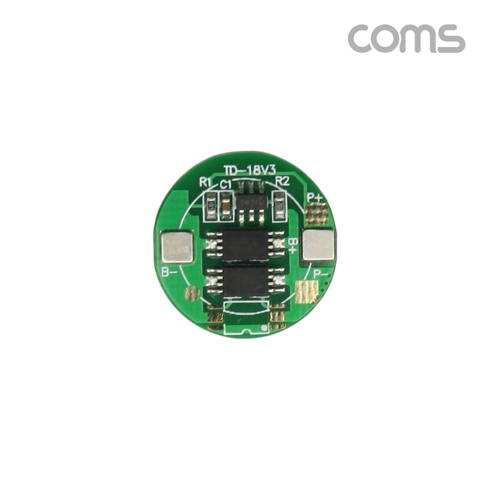 Coms 18650 리튬이온/폴리머 배터리 전용 보호회로 3.6V
