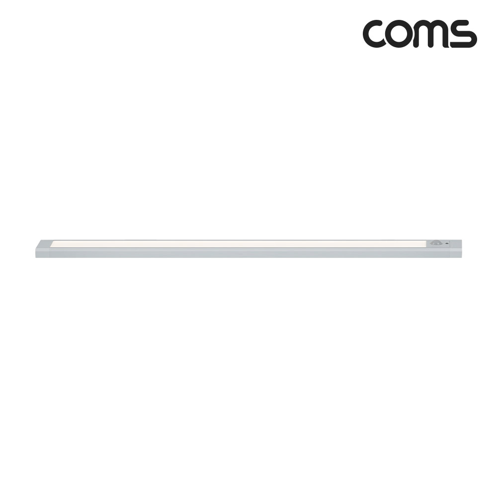 Coms 충전식 모션센서 LED 라이트 6000K 주광색 50cm, 모션(동작)감지 센서등, 간접조명, 천장, 벽면 설치(실내 다용도 가정,사무용), 램프(랜턴)