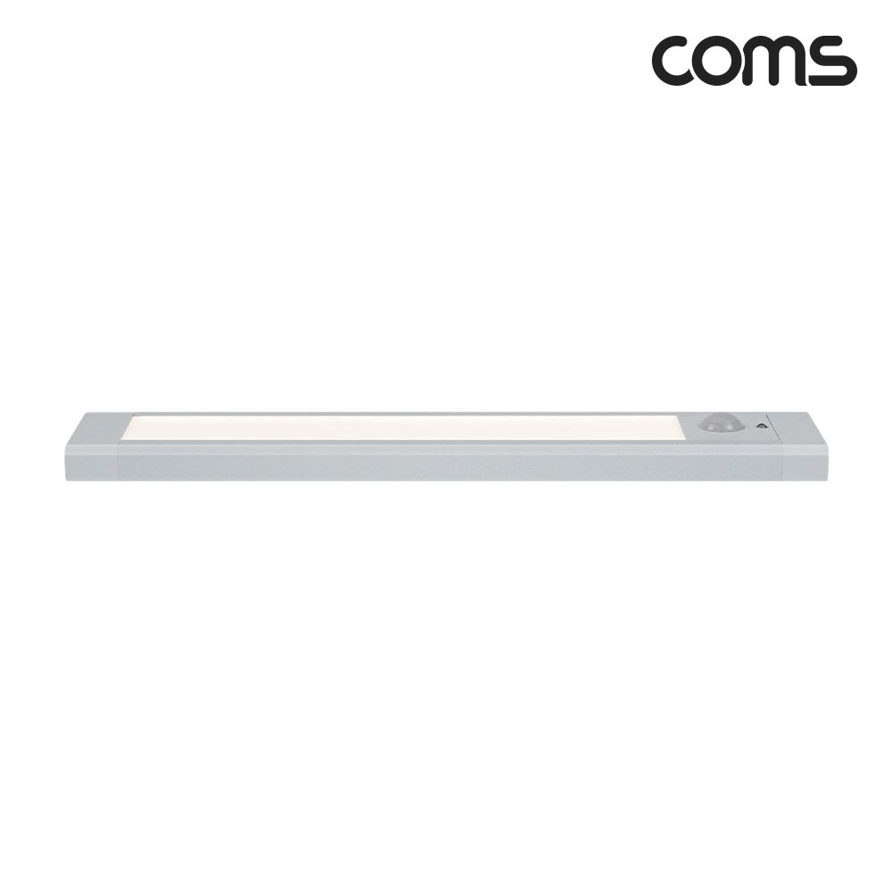Coms 충전식 모션센서 LED 라이트 6000K 주광색 20cm, 모션(동작)감지 센서등, 간접조명, 천장, 벽면 설치(실내 다용도 가정,사무용), 램프(랜턴)
