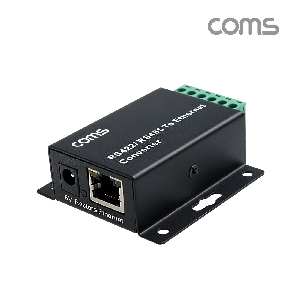 Coms RS422, RS485 이더넷(RJ45) 컨버터, 디바이스 서버