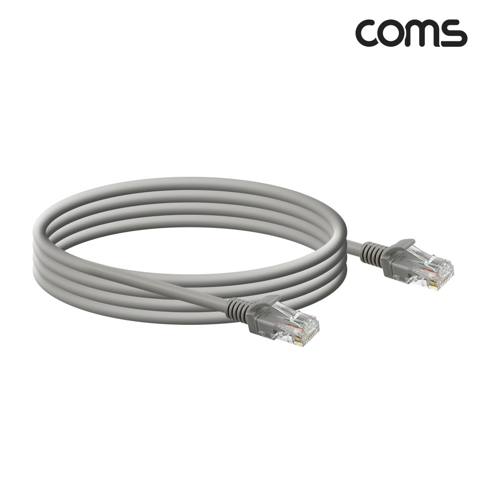 Coms 다이렉트 랜케이블(Direct/Cat 6) / 회색 / 1000Mbps LC / 3M / 랜선
