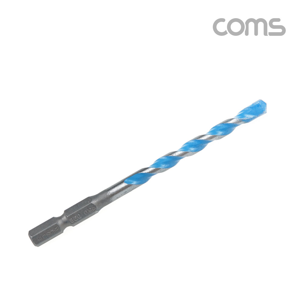 Coms 보쉬 육각 멀티 드릴날 6Ø x 100mm, 스텐, 콘크리트, 철, 목공 목재, 만능 드릴 비트 6.35mm 육각샹크