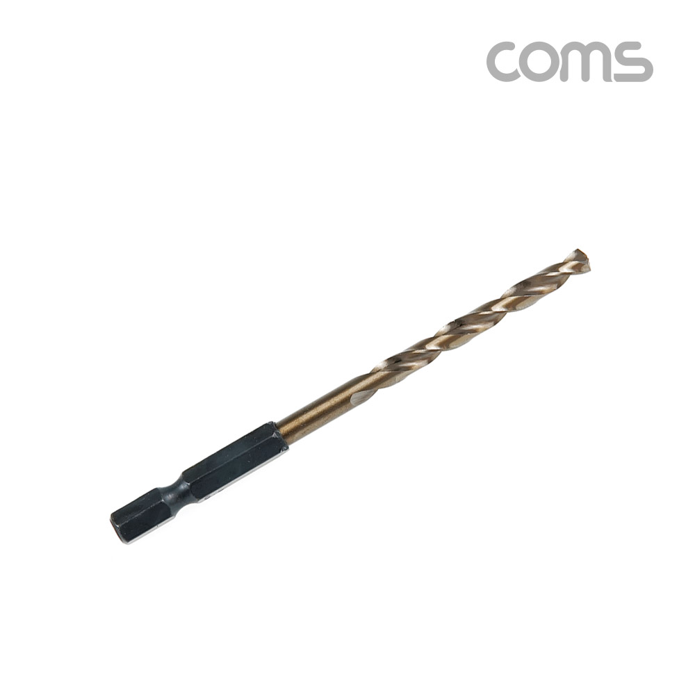 Coms ALDEN 알덴 육각드릴날 6060, 5Ø x 102mm, 스텐레스 철 목공 판넬 목재 드릴비트