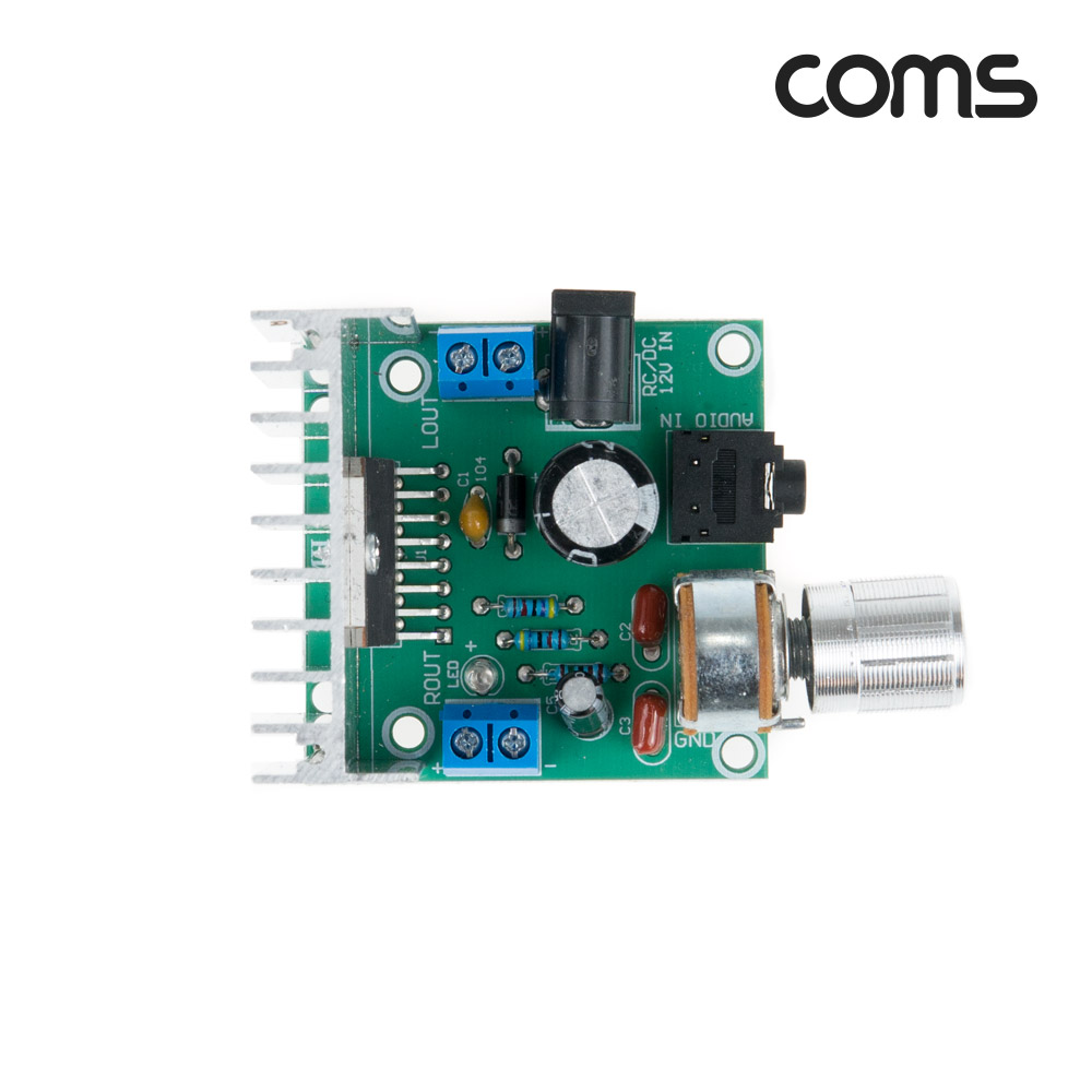 Coms PCB 사운드 컨트롤러, TDA7297 칩, 오디오, 스테레오 3.5mm, DC 12V 2A