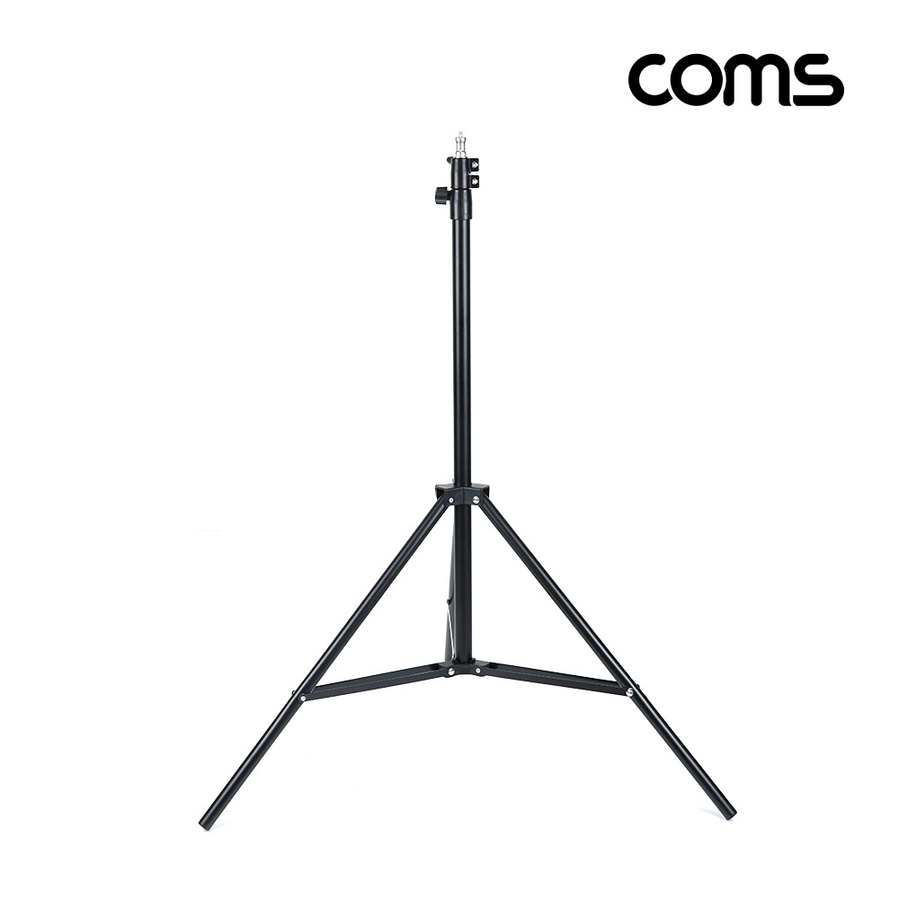 Coms 삼각대, 접이식 삼각대(스탠드), 3단 높이조절, (마이크, 카메라, 캠코더 거치), 거치대