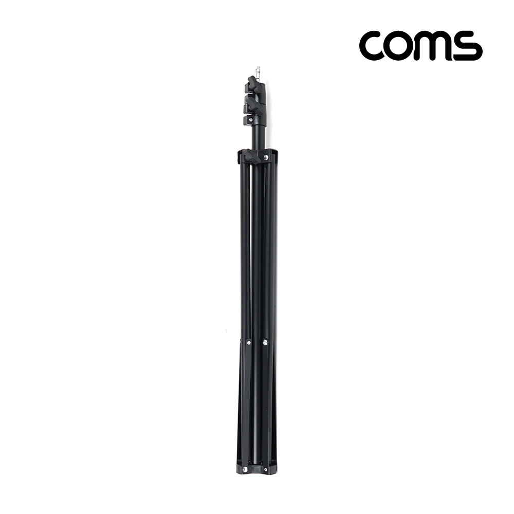 Coms 삼각대, 접이식 삼각대(스탠드), 3단 높이조절, (마이크, 카메라, 캠코더 거치), 거치대