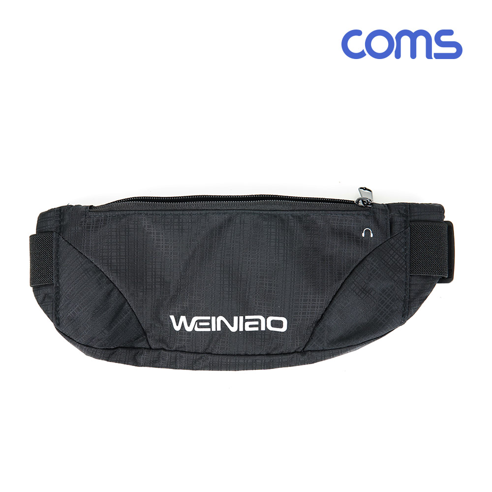 Coms 레저용 포켓 벨트형 / 허리벨트 / 블랙(검정), 가방, 등산, 스포츠