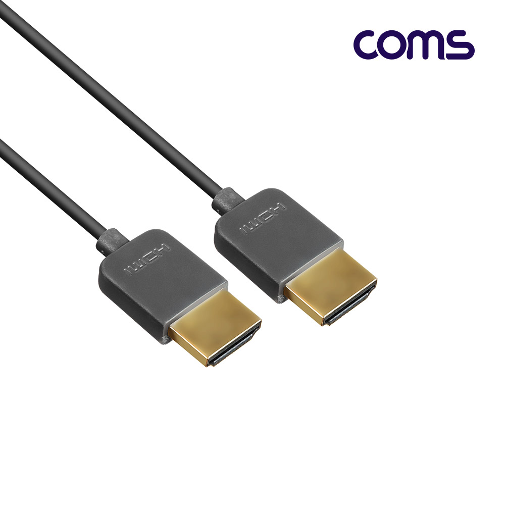 Coms HDMI to HDMI 초슬림 케이블 1.5m, 4K2K@60Hz(QHD)