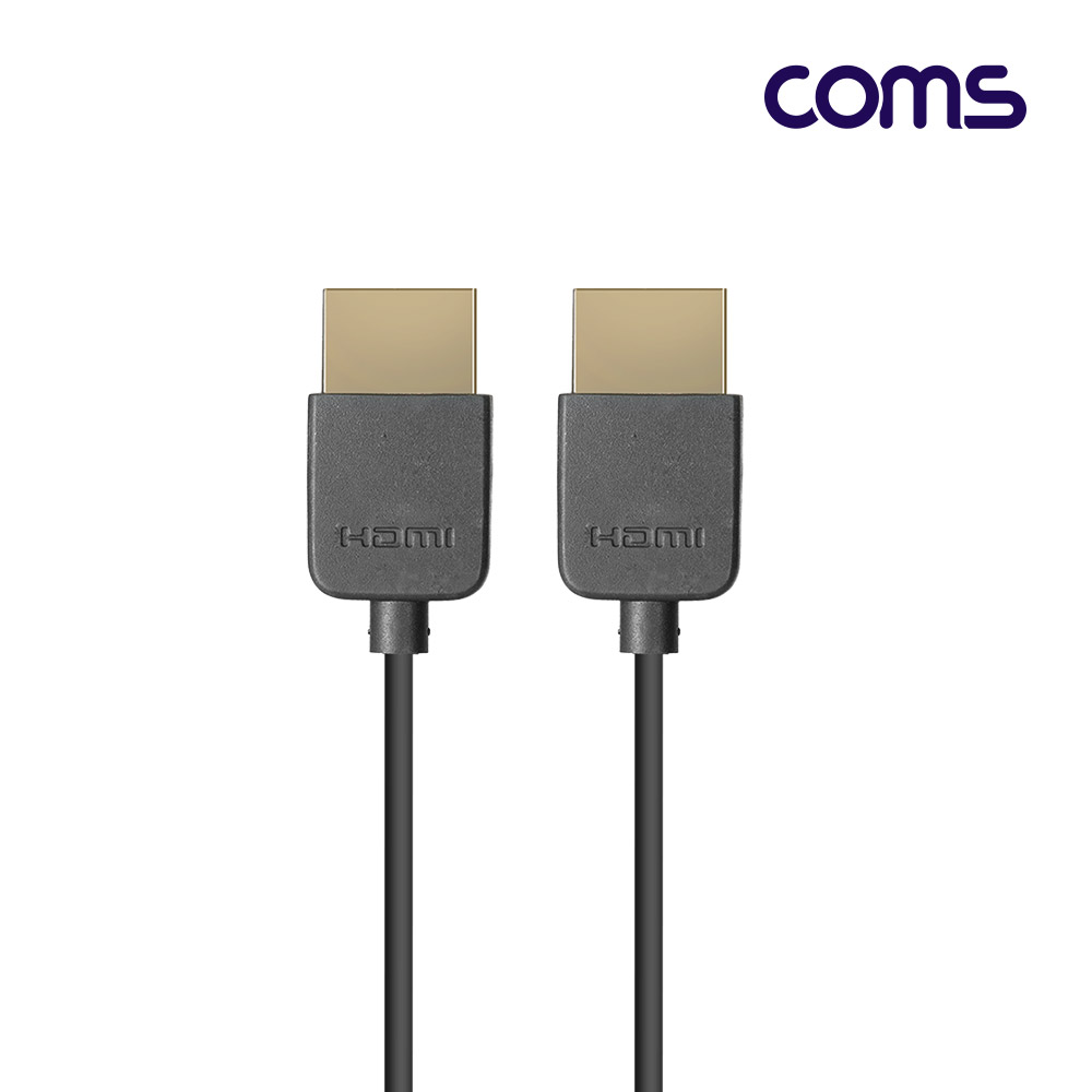 Coms HDMI to HDMI 초슬림 케이블 1.5m, 4K2K@60Hz(QHD)