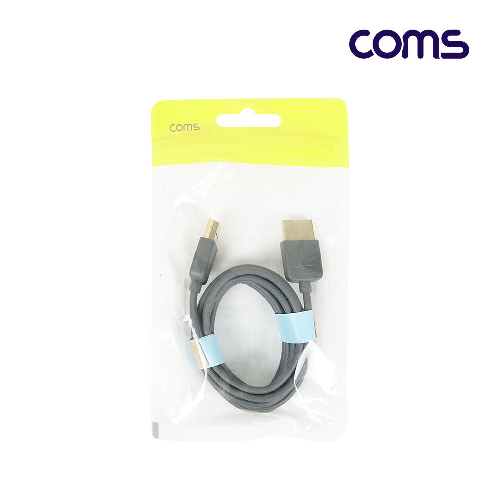 Coms HDMI to HDMI 초슬림 케이블 1.5m, 4K2K@60Hz(QHD)