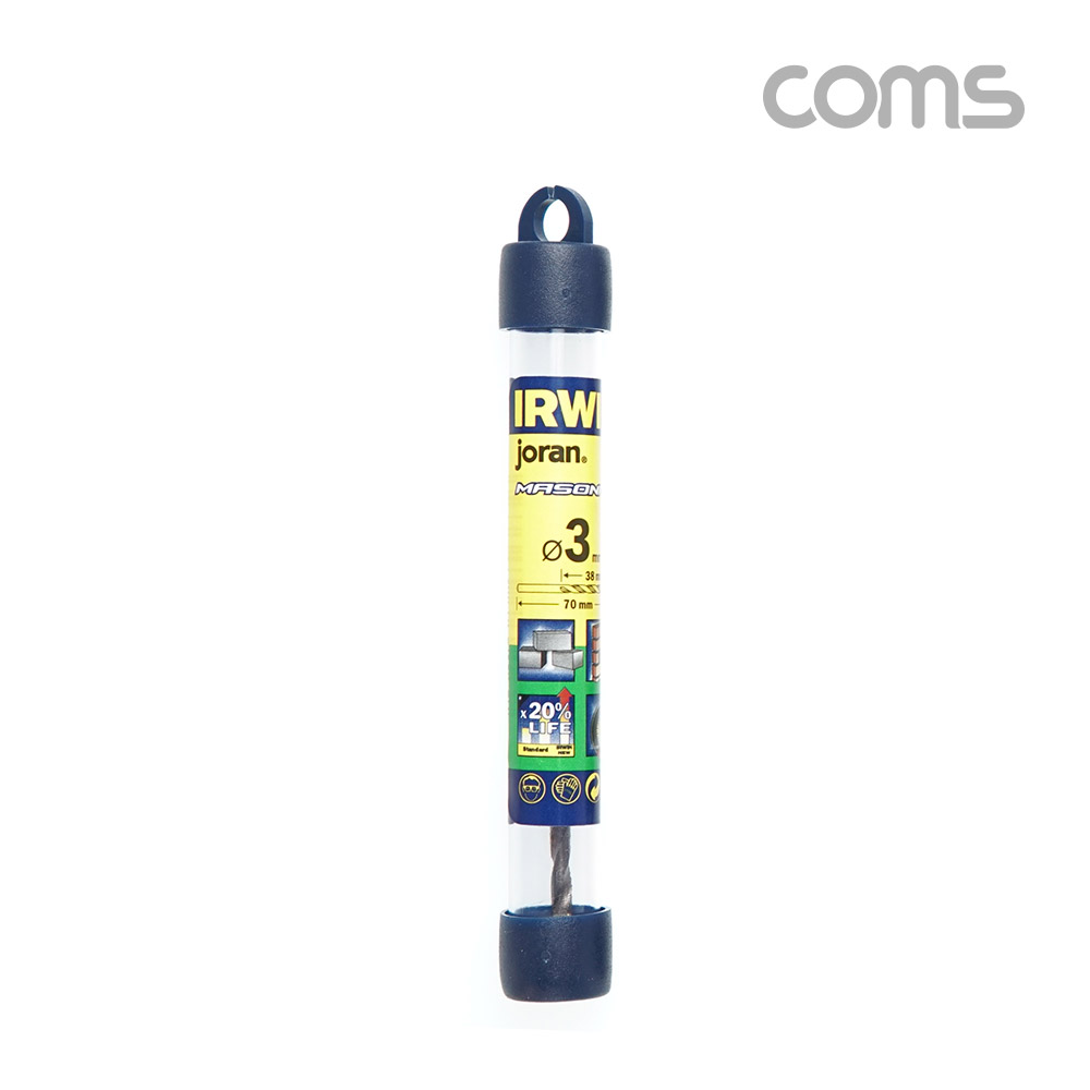 Coms 조란 JORAN 콘크리트 드릴 비트, 3Ø x 70mm, 해머 함마 비트 드릴날 콘기리 전동드릴