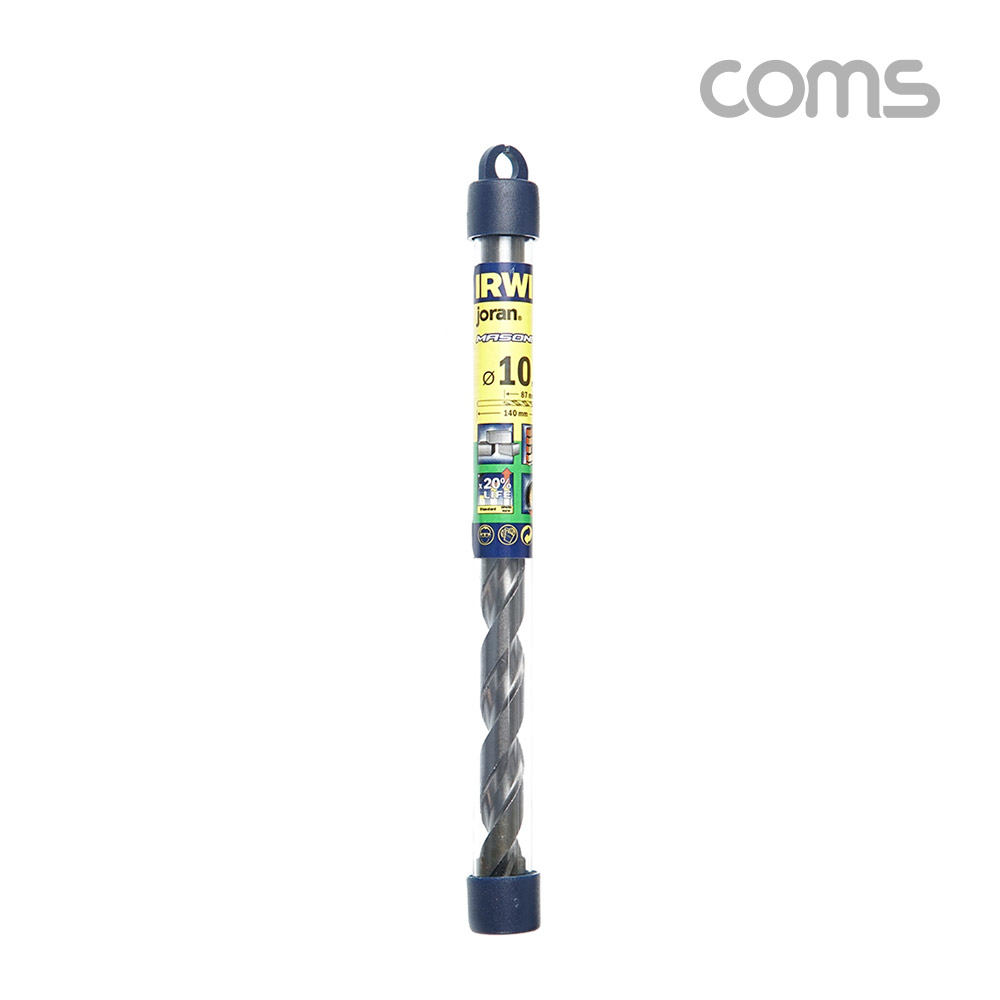 Coms 조란 JORAN 콘크리트 드릴 비트, 10Ø x 140mm, 해머 함마 비트 드릴날 콘기리 전동드릴