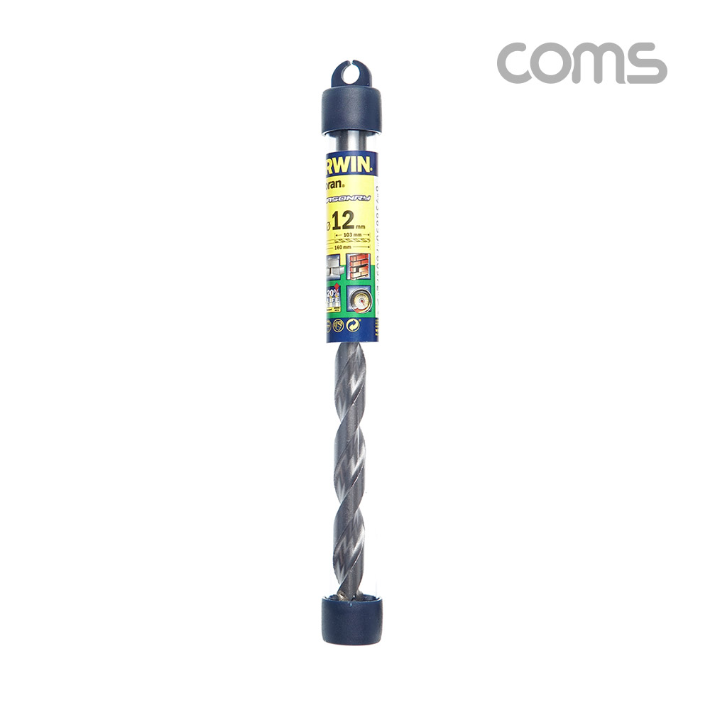 Coms 조란 JORAN 콘크리트 드릴 비트, 12Ø x 160mm, 해머 함마 비트 드릴날 콘기리 전동드릴