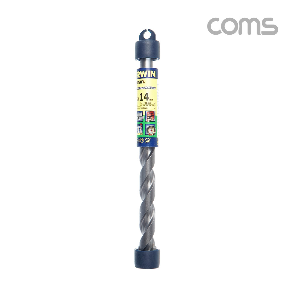 Coms 조란 JORAN 콘크리트 드릴 비트, 14Ø x 160mm, 해머 함마 비트 드릴날 콘기리 전동드릴
