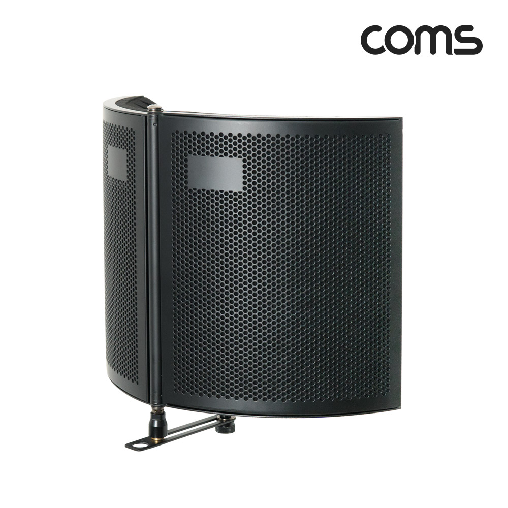 Coms 접이식 리플렉션 필터(대형), 방음부스, 방음 스크린, EVA 폼, 마이크 거치용, 거치대&마이크 미포함