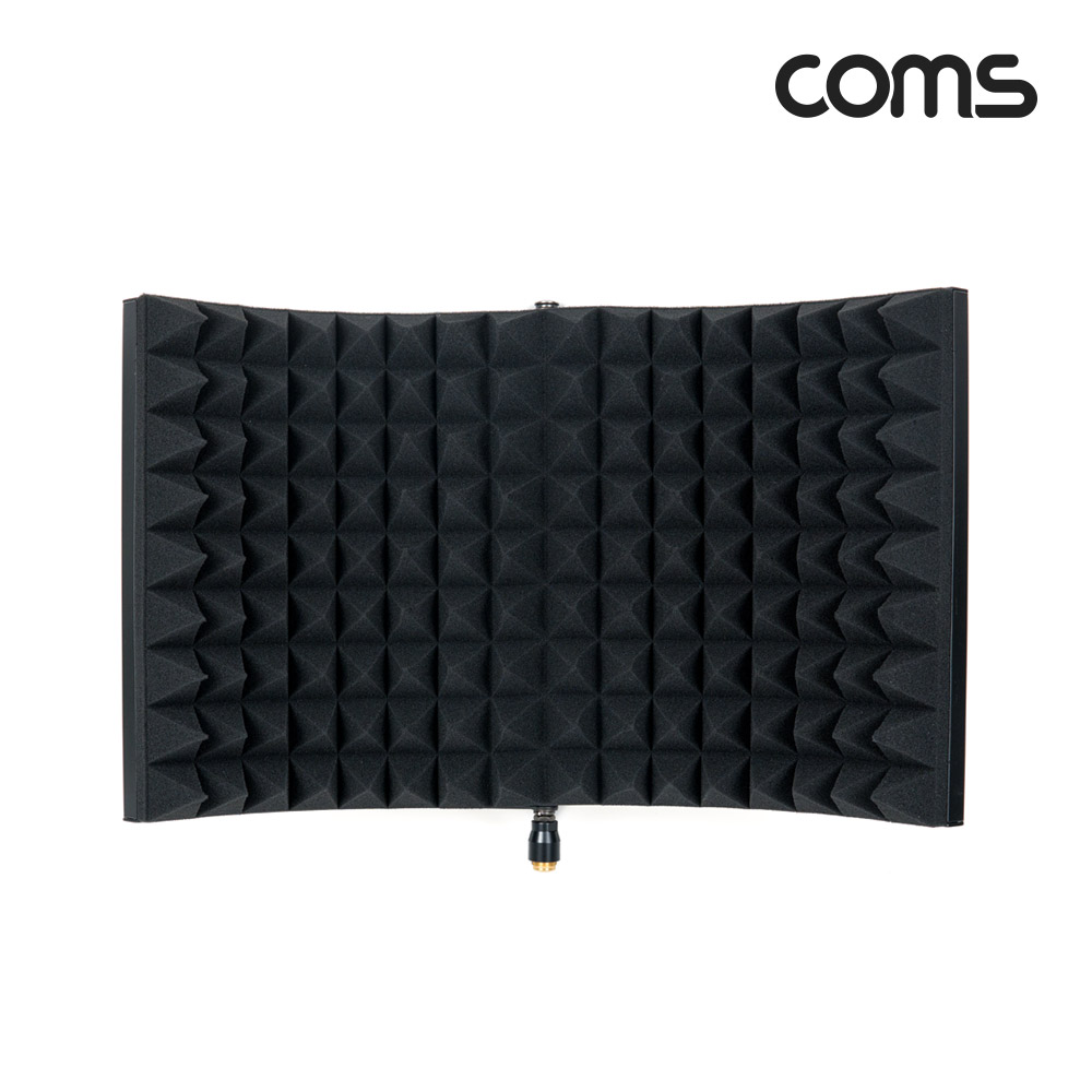 Coms 접이식 리플렉션 필터(대형), 방음부스, 방음 스크린, EVA 폼, 마이크 거치용, 거치대&마이크 미포함
