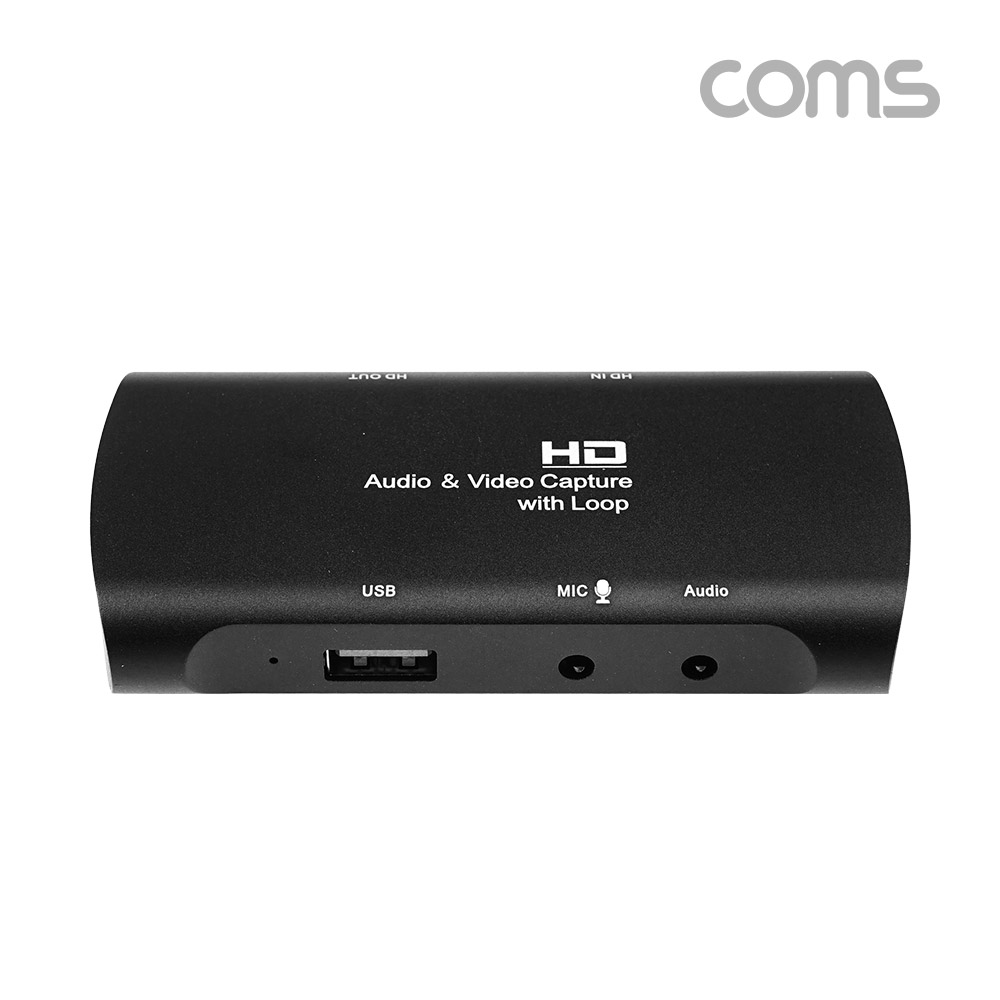 Coms HDMI 캡쳐(USB 2.0), UHD 4K2K 입력지원, 1080P@60Hz 출력, MIC 입력, 오디오 연결(출력)