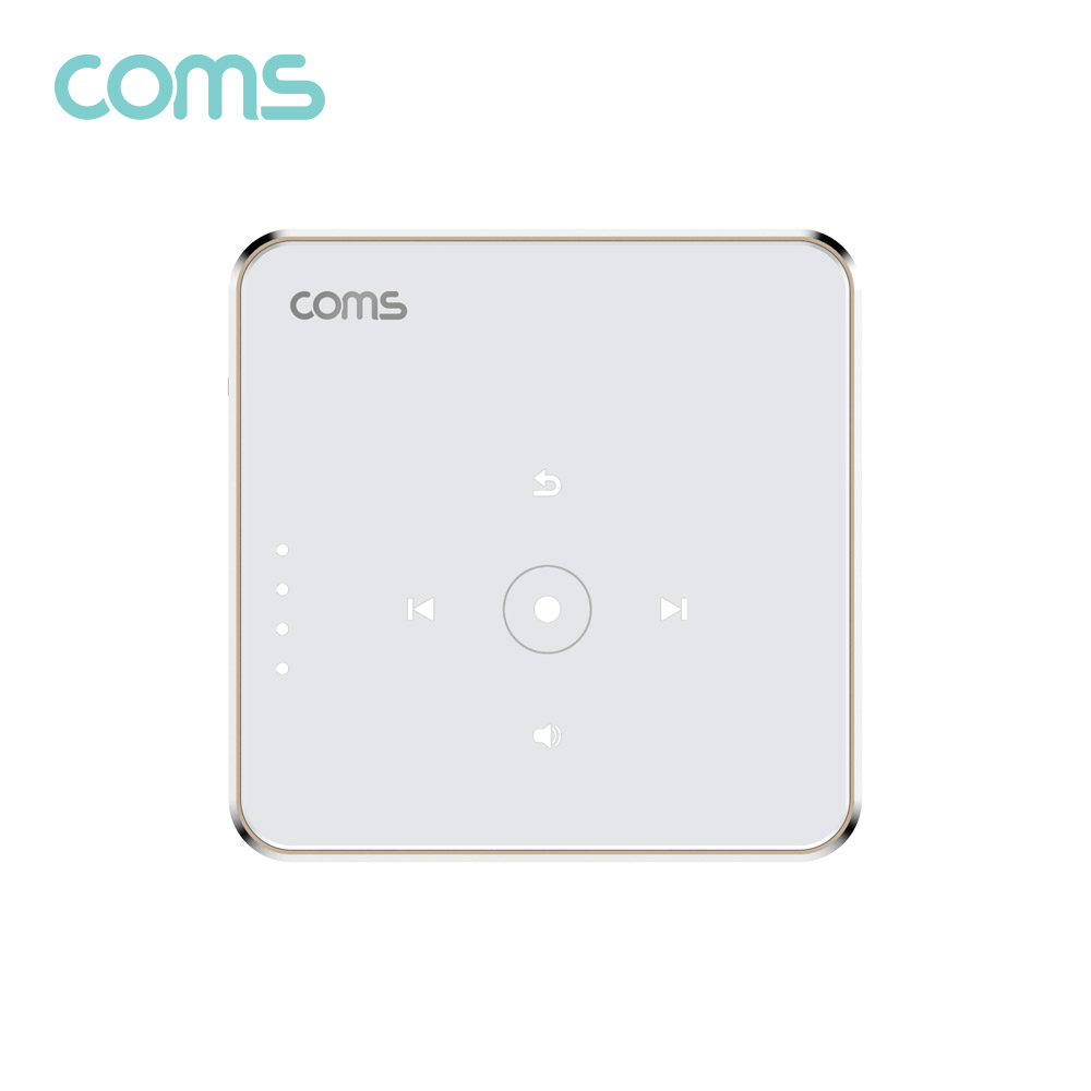 Coms 미니 DLP 멀티 빔 프로젝터, 640x360, 50안시루멘, LED 5만 시간, HDMI 케이블 증정, 스피커 내장, 가정용(휴대용)경량 프로젝터