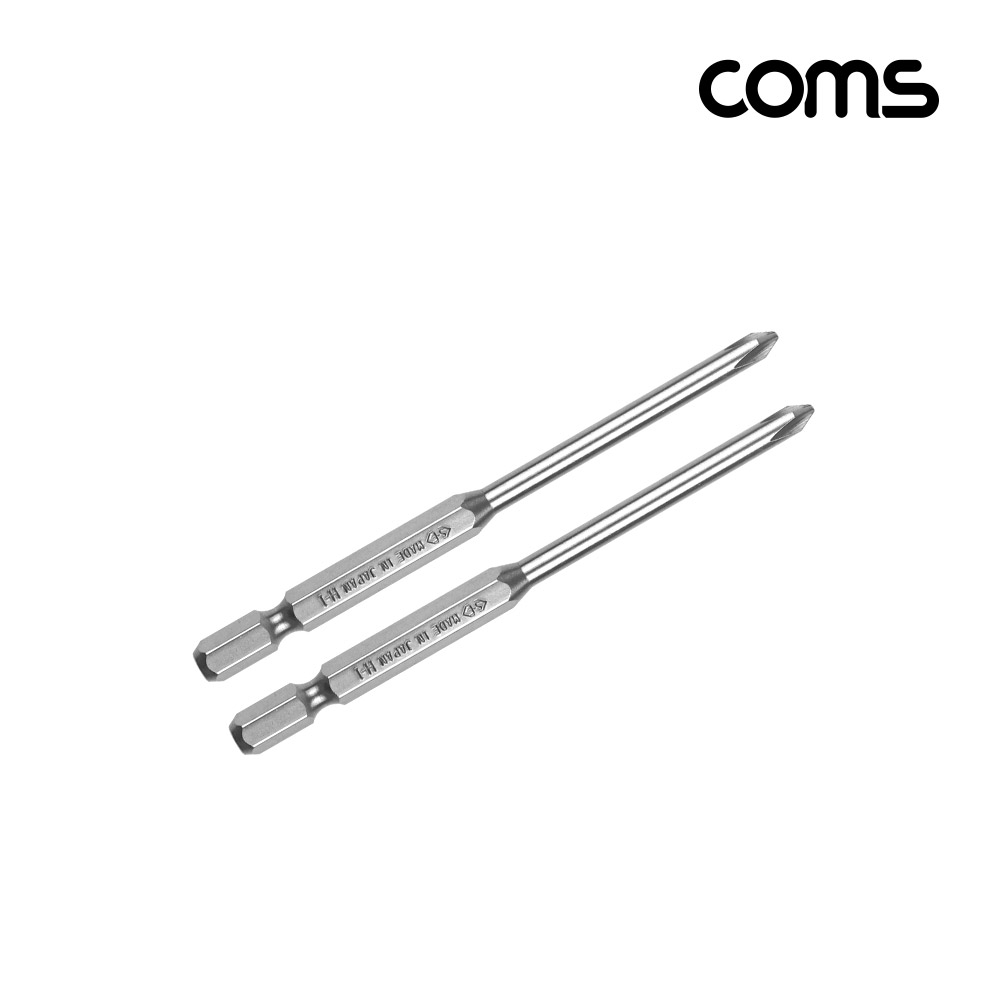 Coms SUNFLAG 썬플라그 이단비트(13-BSB) PH 1 x 100mm 2개입, 드라이버 공구 비트