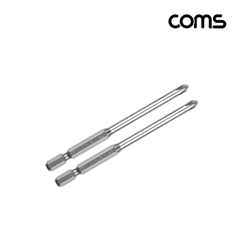 Coms SUNFLAG 썬플라그 이단비트(13-BSB) PH 2 x 100mm 2개입, 드라이버 공구 비트