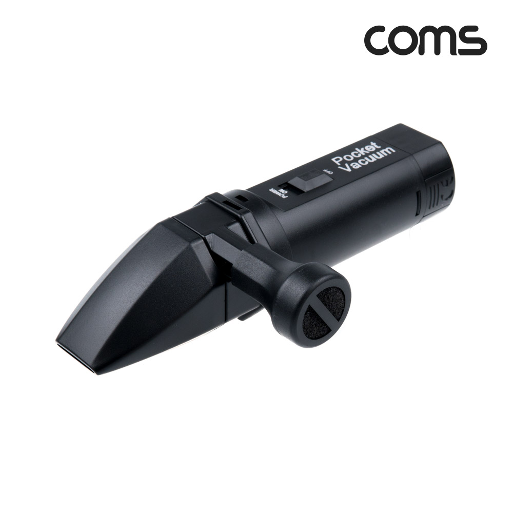 Coms 휴대용 무선 핸디 청소기, 소형, 미니, AAx4(별매), 책상 청소, 키보드 청소, 차량 내부 청소