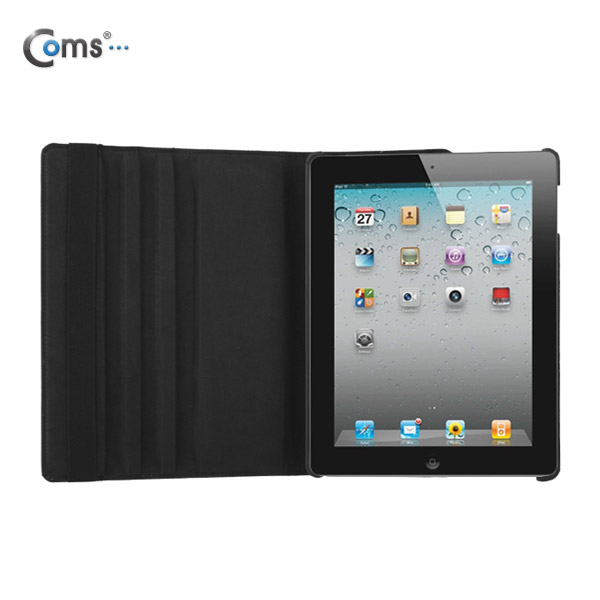 Coms iOS 태블릿(2/3/4) 케이스, Black