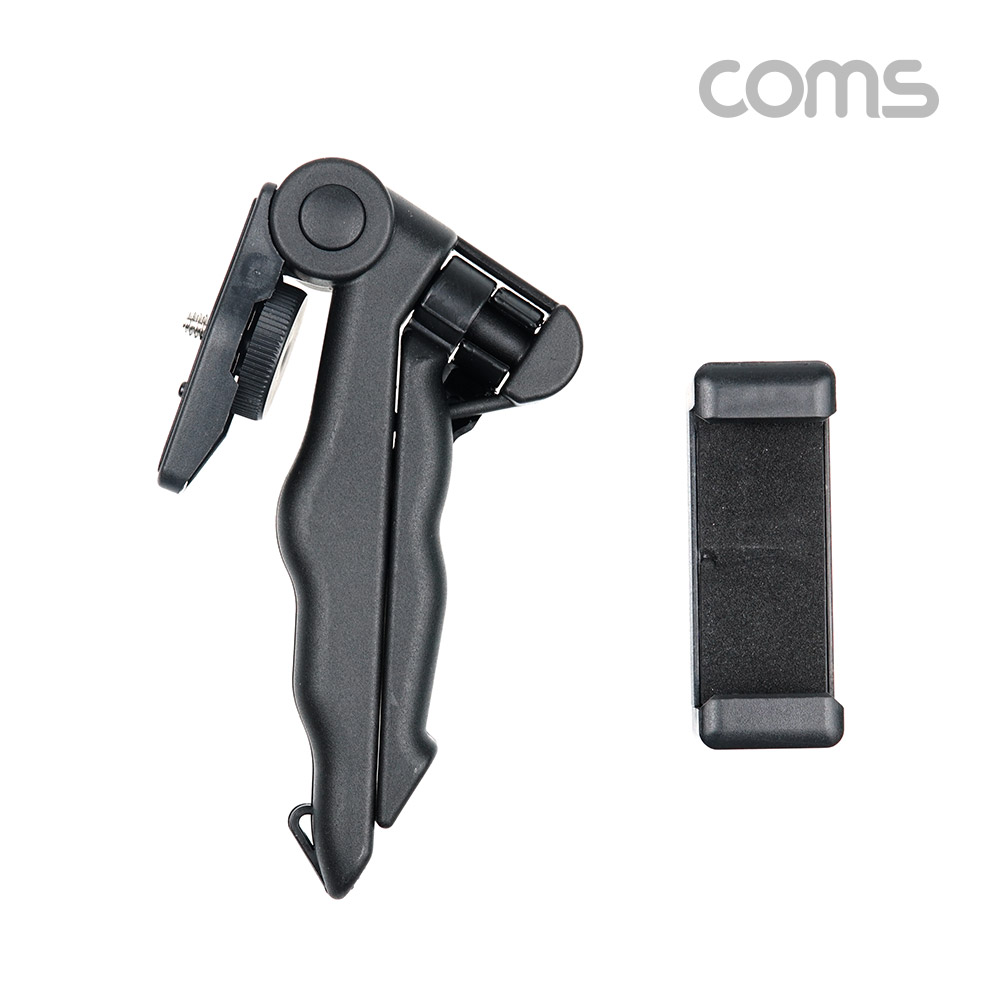 Coms 소형 스마트폰 삼각대 / 1단형 / 거치대 포함, 미니(mini), 접이식, 휴대용