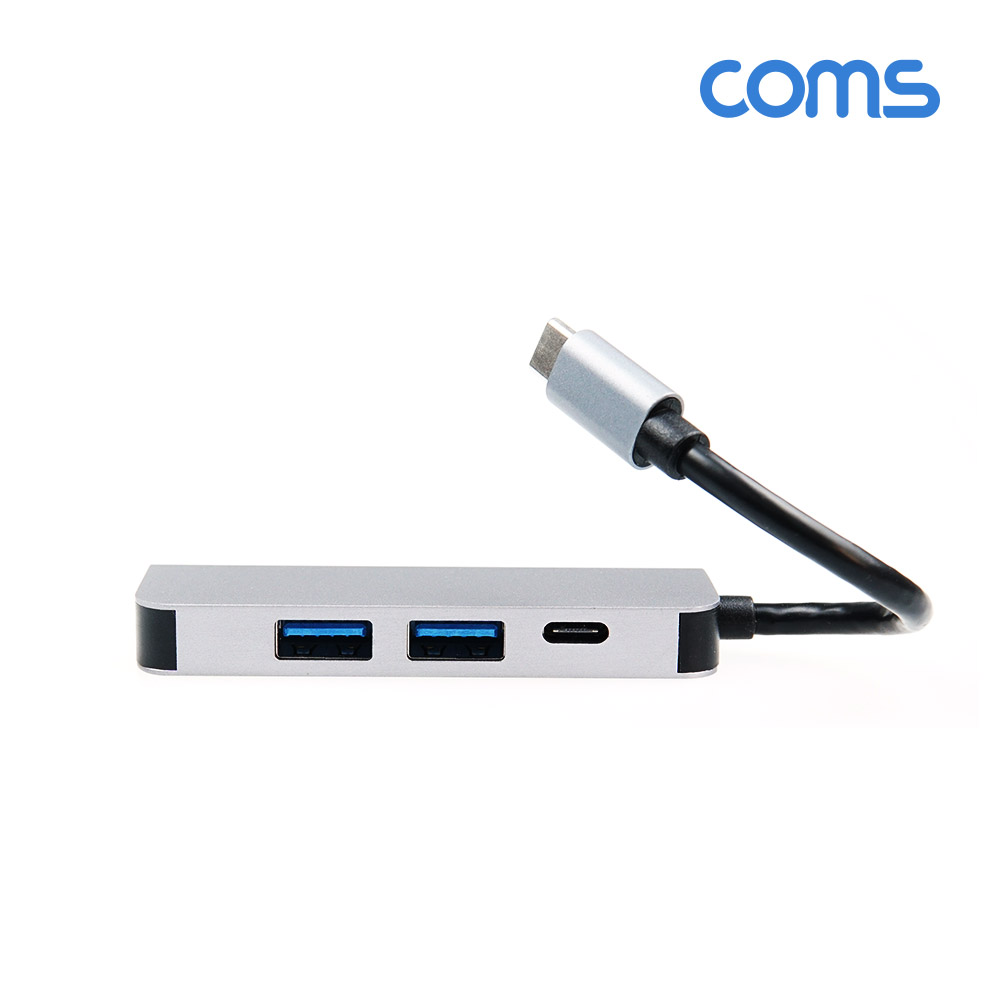 Coms USB 3.1 (Type C) 멀티 도킹&허브 / USB 3.0 Type A x 2 + HDMI + Type C(PD/CATA) 포트
