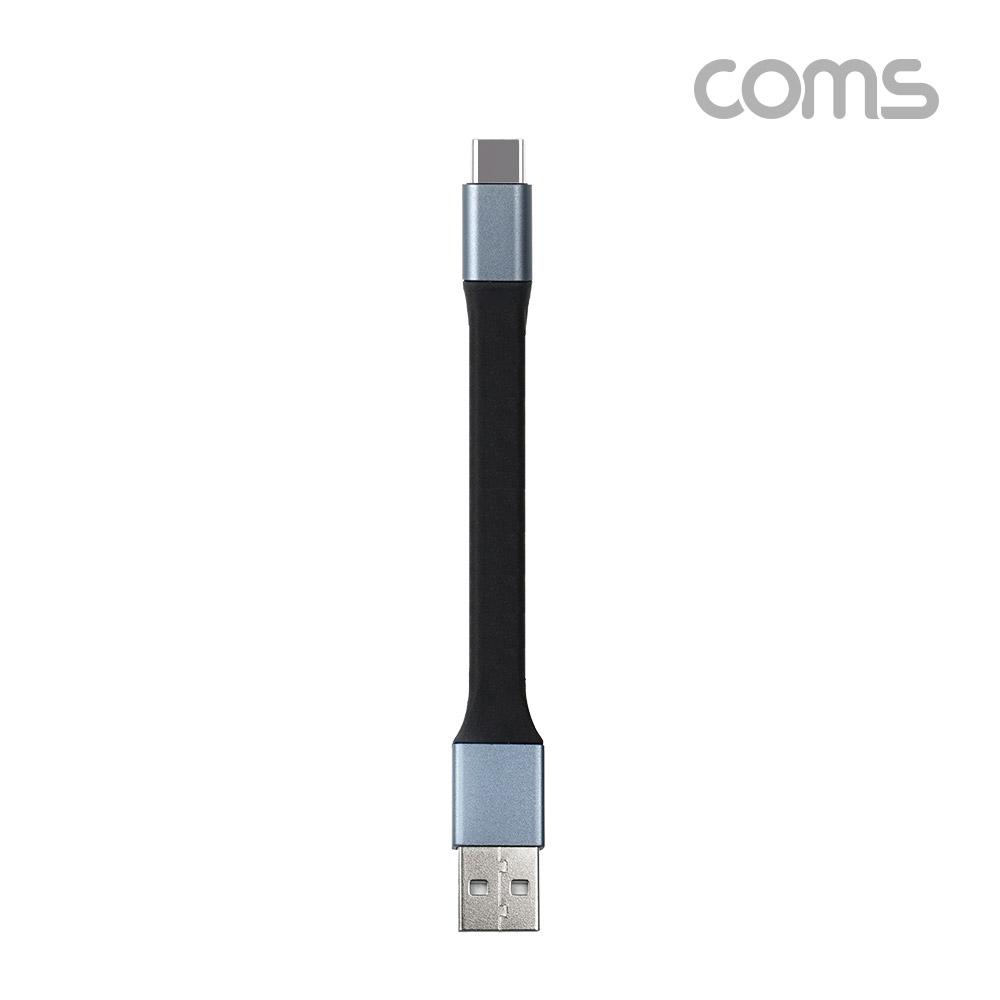 Coms USB 3.1(Type C) 열쇠고리형 케이블 10cm 3A, 키링, C타입, 고속충전 및 데이터 전송